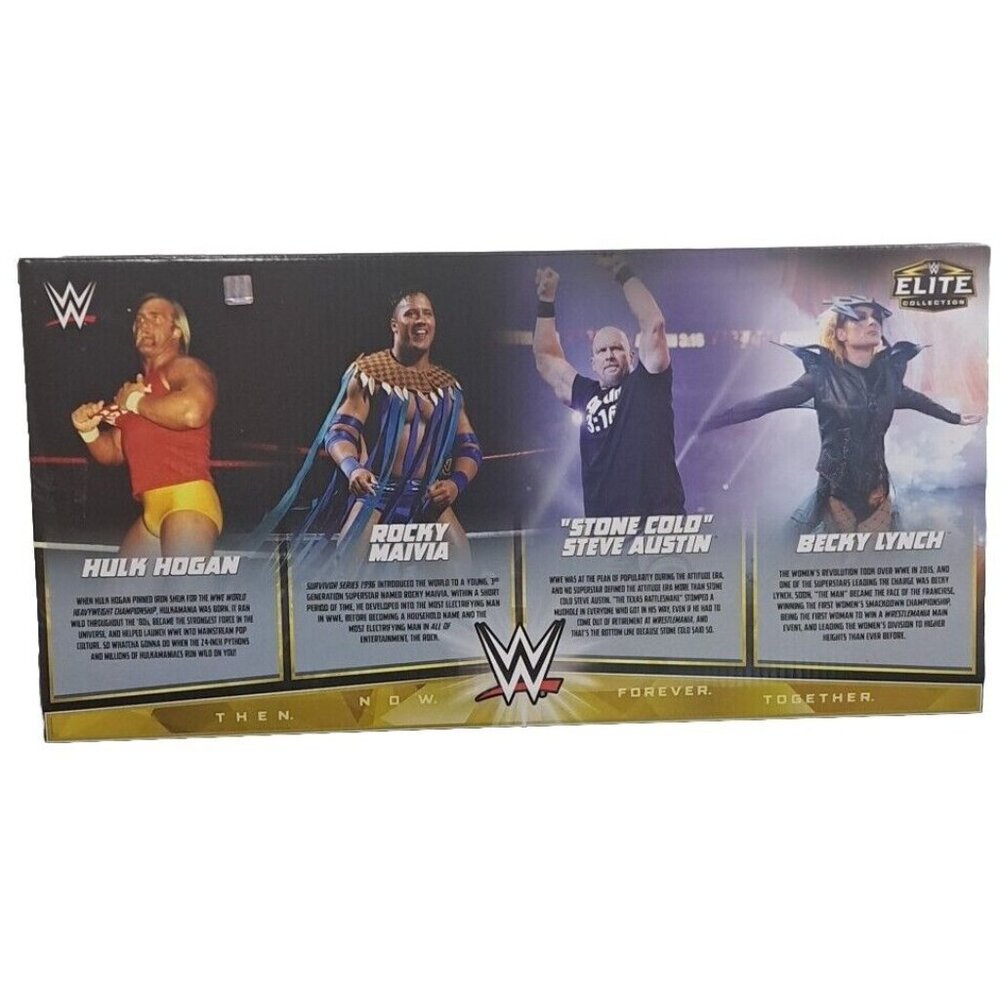 WWE Elite Collection Action Figures Hulk Hogan Rocky Maivia "Stone Cold" Steve A